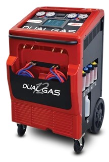 Redvers dual-gas air-conditioning machine — runs both R134a and R1234yf